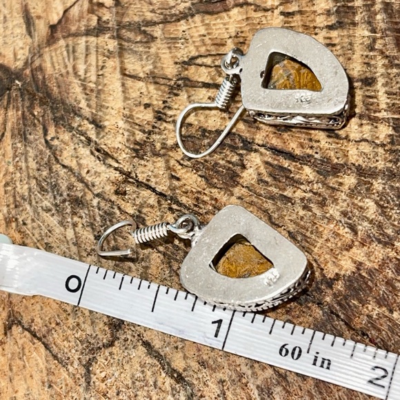 Picture Jasper Earrings 1 1/4” - Picture 6 of 9